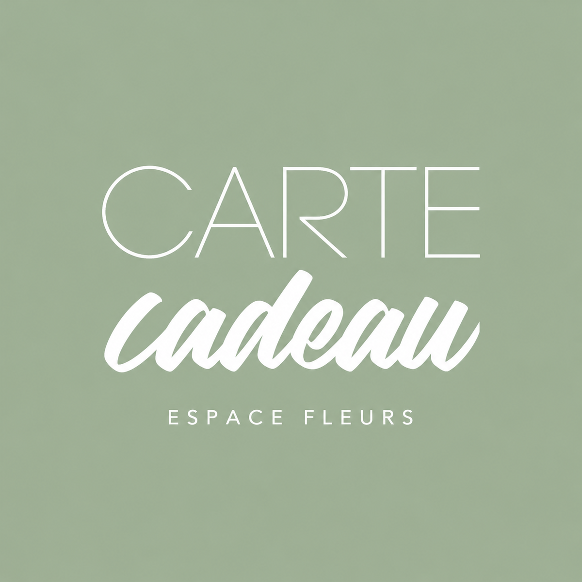 Carte-Cadeau Espace Fleurs