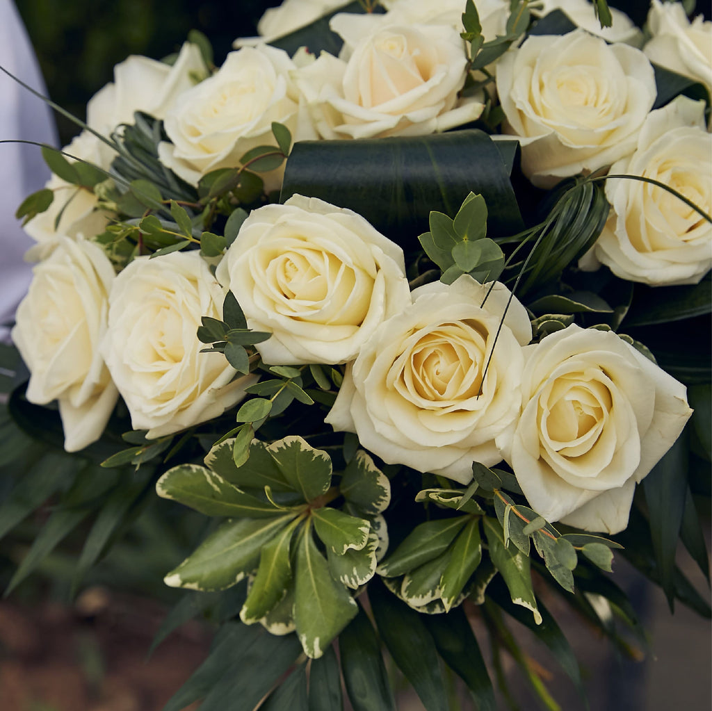 Bouquet de Roses Blanches livraison Paris